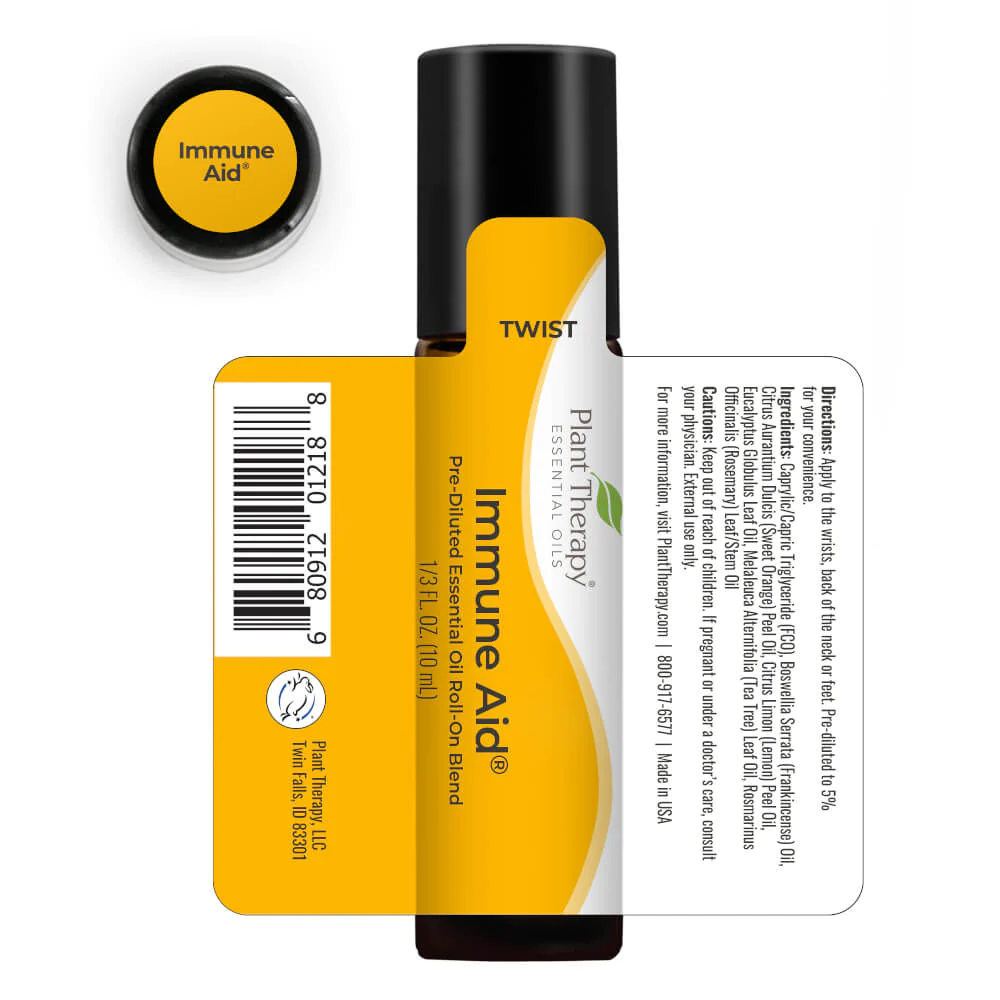 提升免疫複方精油滾珠瓶 Immune Aid Essential Oil Blend Pre-Diluted Roll-On 10ml:圖片 2