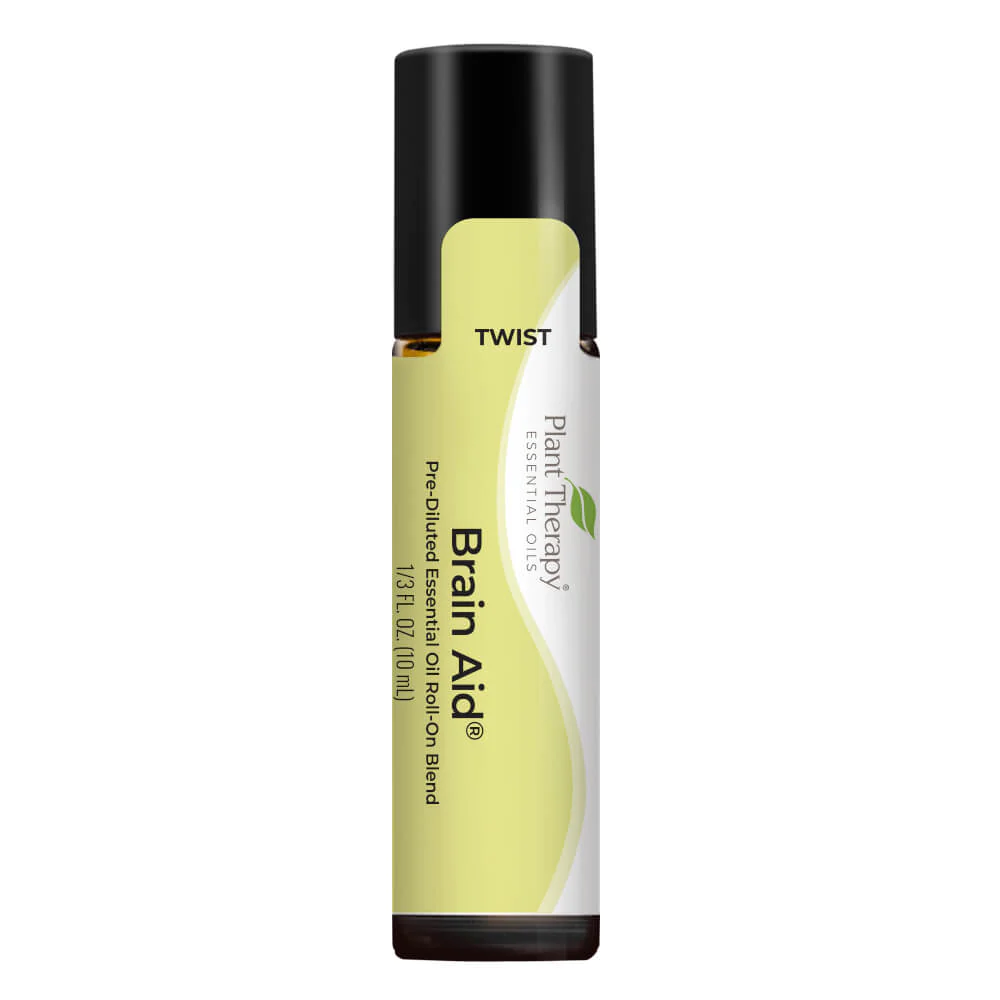提神醒腦複方精油滾珠瓶 Brain Aid Essential Oil Blend Pre-Diluted Roll-On 10ml
