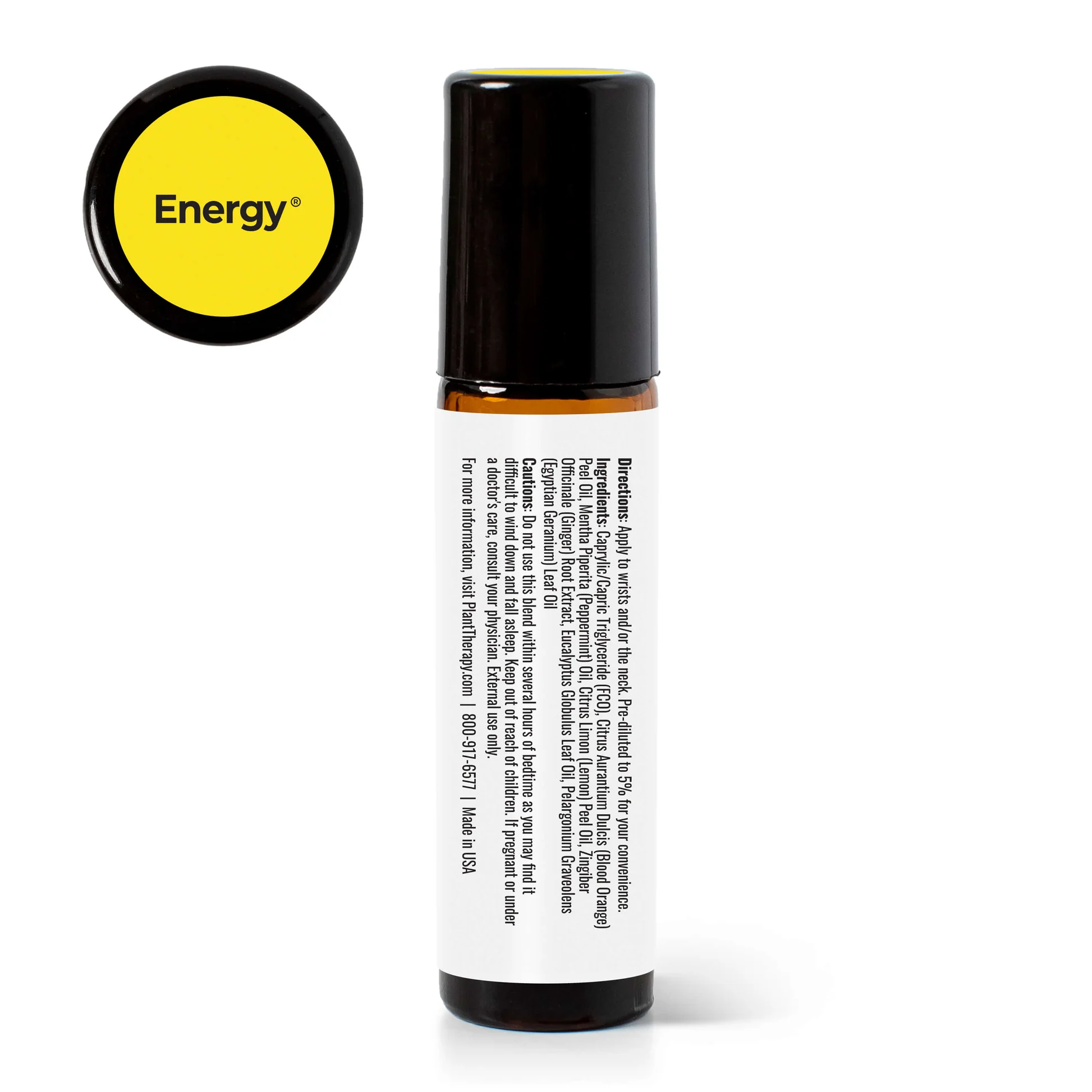 提振能量複方精油滾珠瓶 Energy Essential Oil Blend Pre-Diluted Roll-On 10ml:圖片 2
