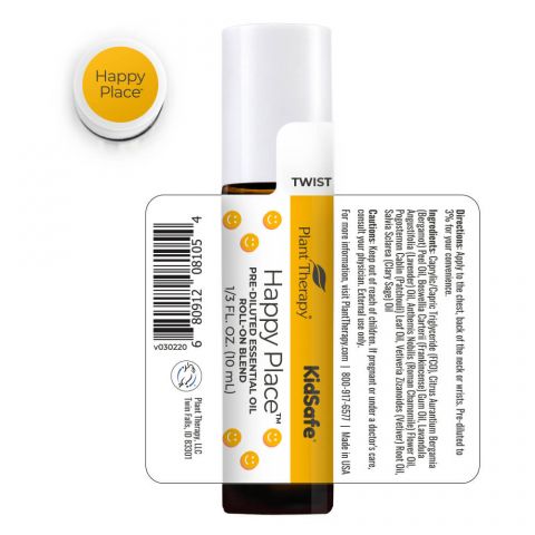 快樂紓壓兒童安全複方滾珠瓶Happy Place KidSafe Pre-Diluted EO 10mL:圖片 2