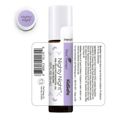 夜之搖籃兒童安全複方精油滾珠瓶Nighty Night KidSafe Pre-Diluted EO 10mL:圖片 2