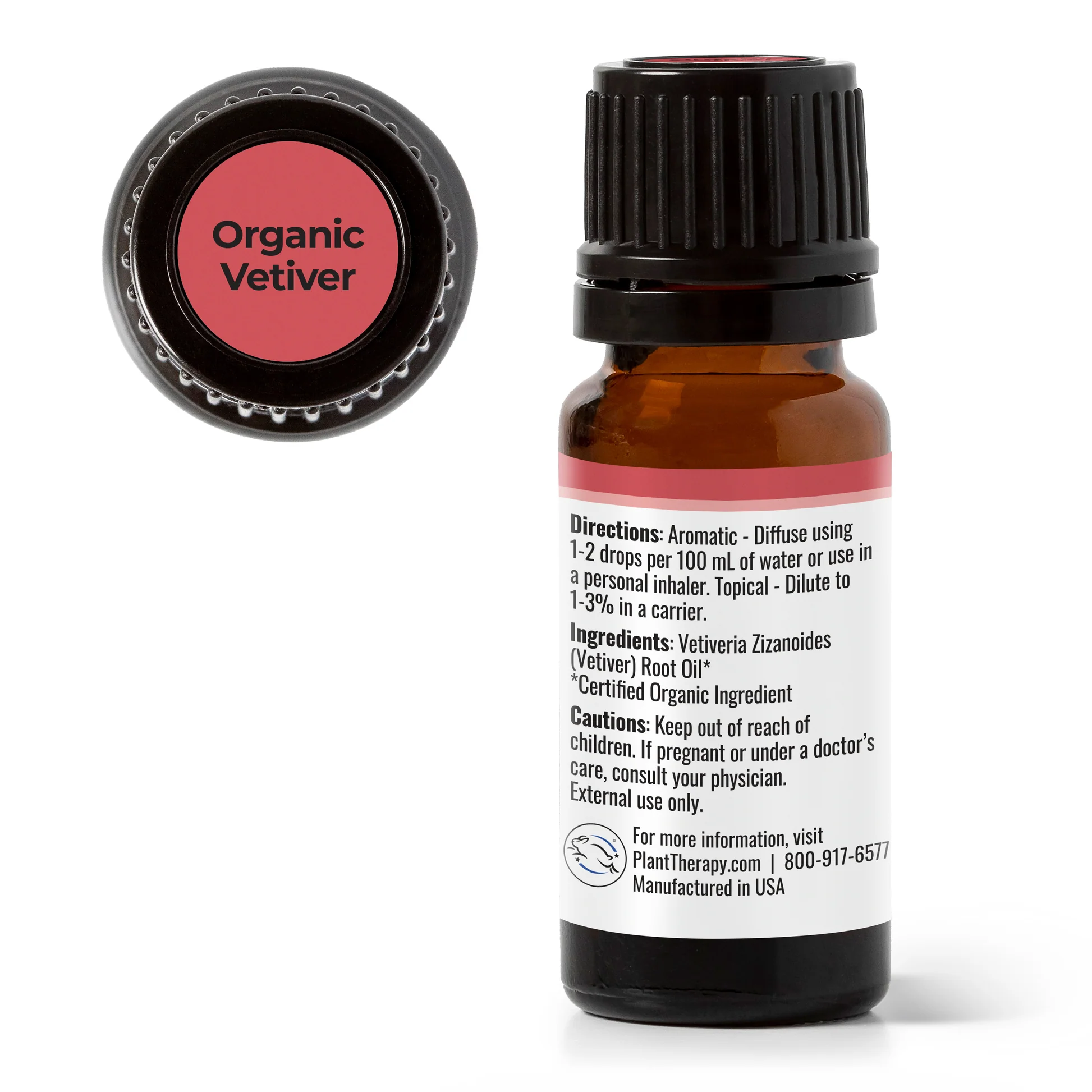 有機岩蘭草精油 Vetiver Organic Essential Oil 10mL/30mL:圖片 2